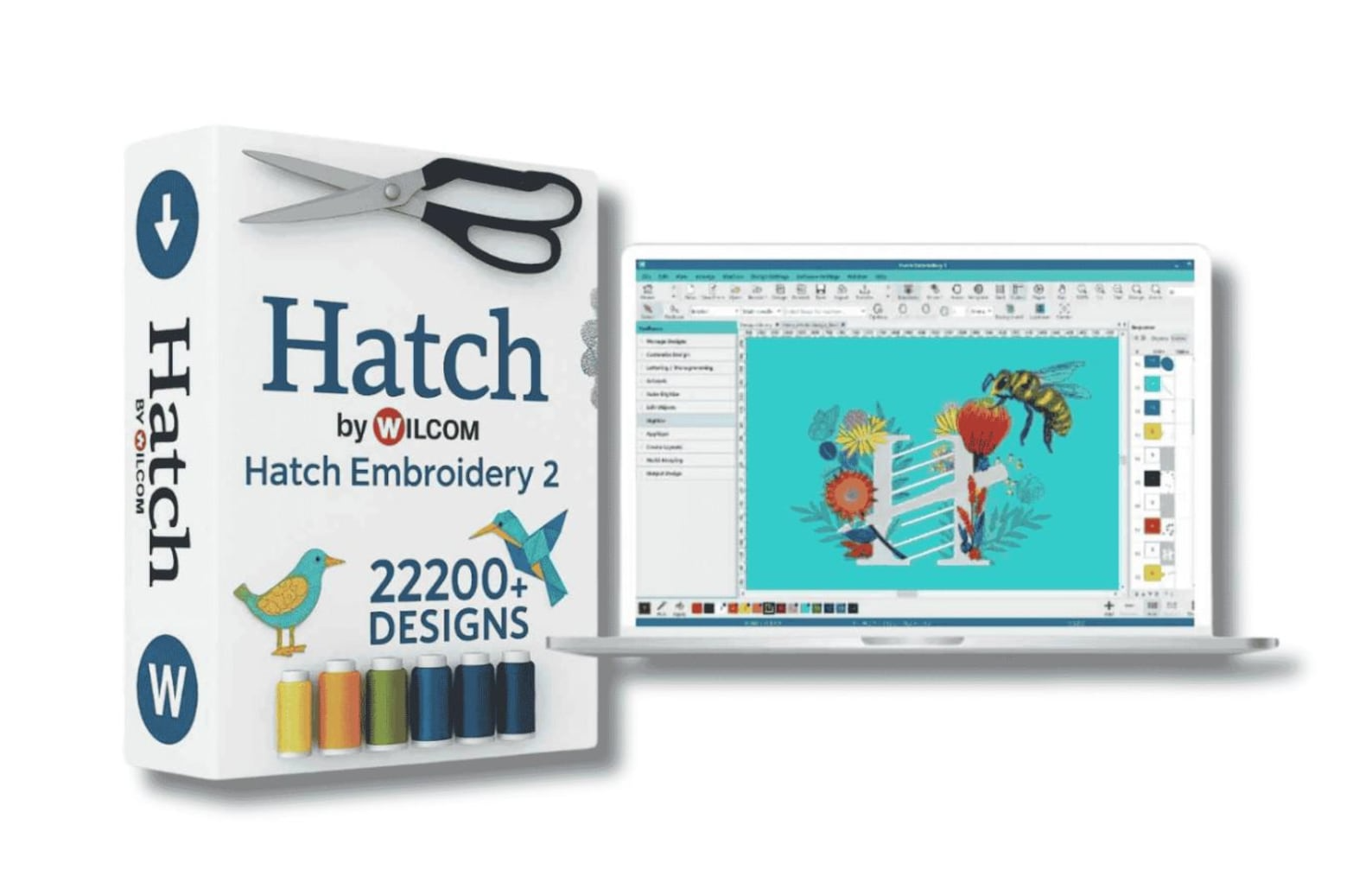 Hatch 2 Embroidery - Software Digital Download - Instant download