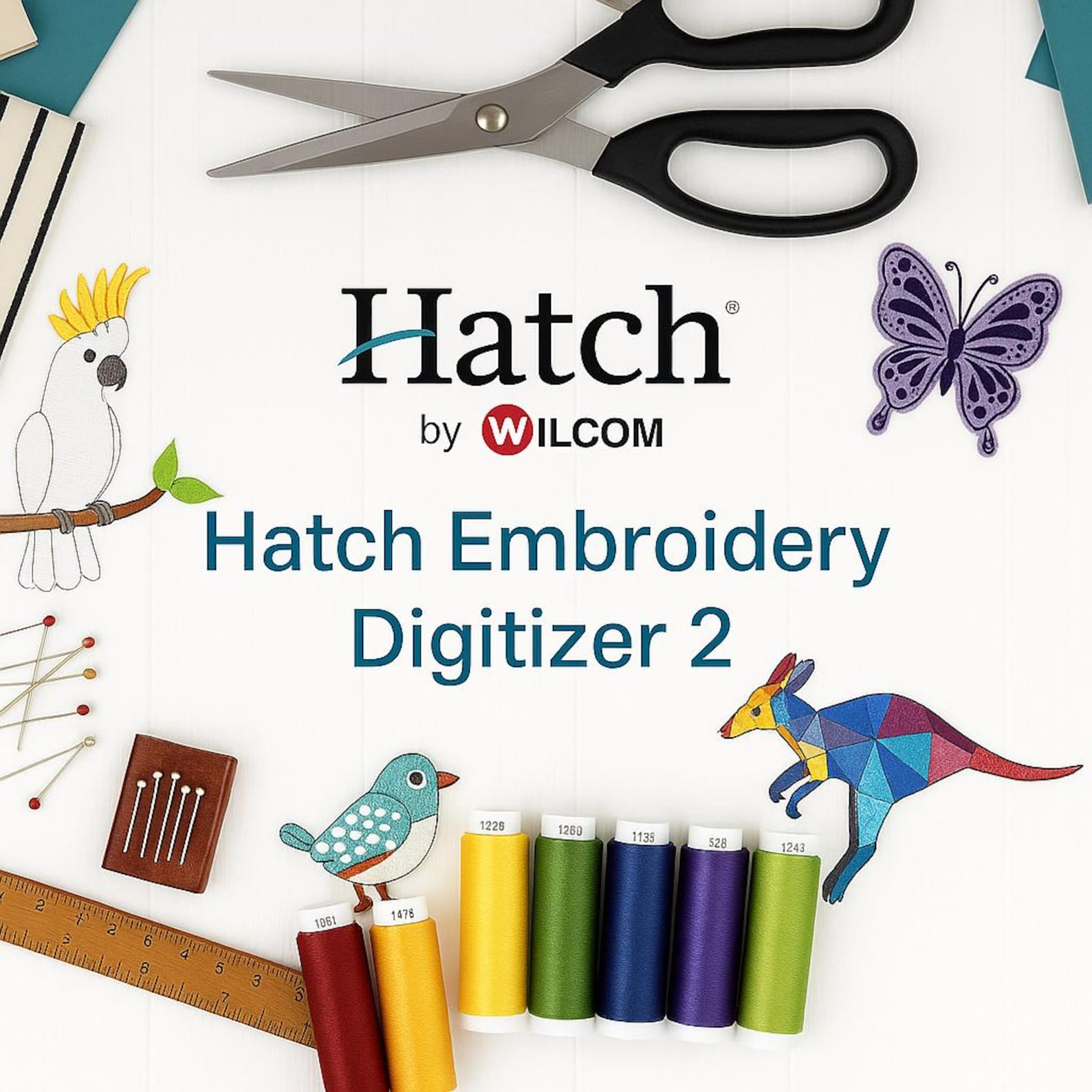 Hatch 2 Embroidery - Software Digital Download - Instant download